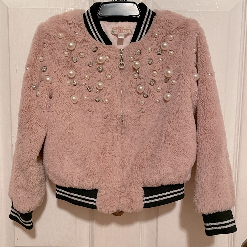 Truly Me Faux fur pearl jacket